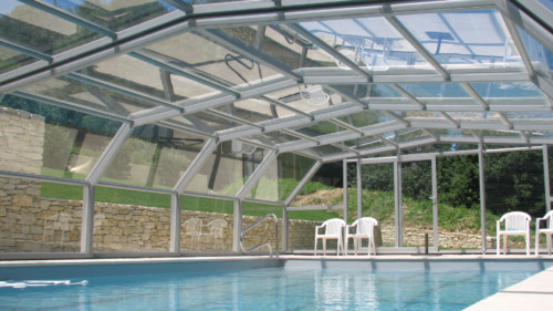 Modell ARCADIA Poolüberdachung