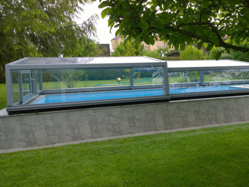 Modell DISCRET Niedrigüberdachung