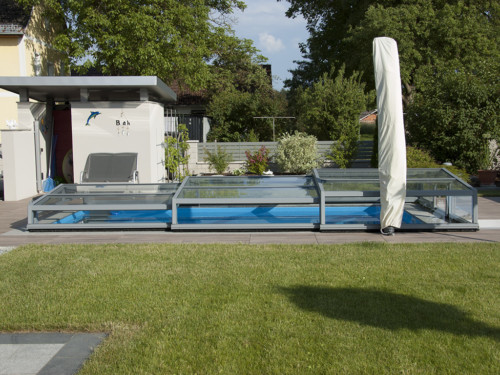 Modell DISCRET Niedrigüberdachung Pool