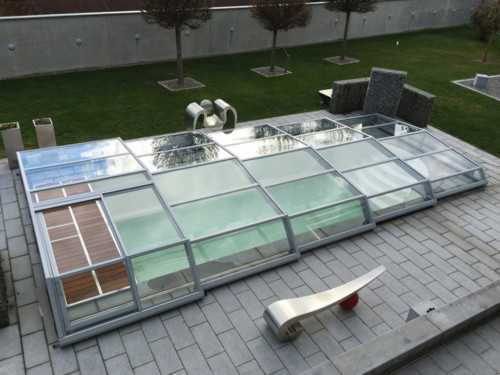 Modell IRIS Niedrigüberdachung Pool