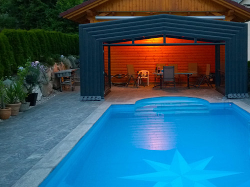 Modell Maestro Hochüberdachung Pool