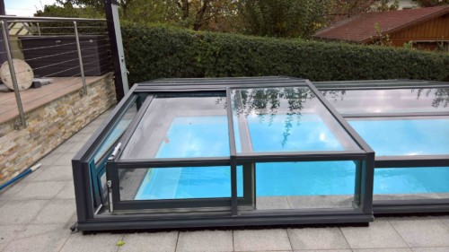 Seitliche Schiebetür geschlossen